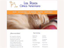 Tablet Screenshot of clinicaveterinariachinchilla.com
